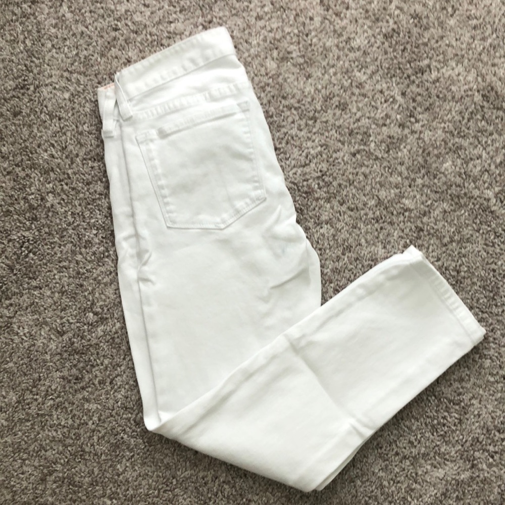 J. Crew white toothpick jeans